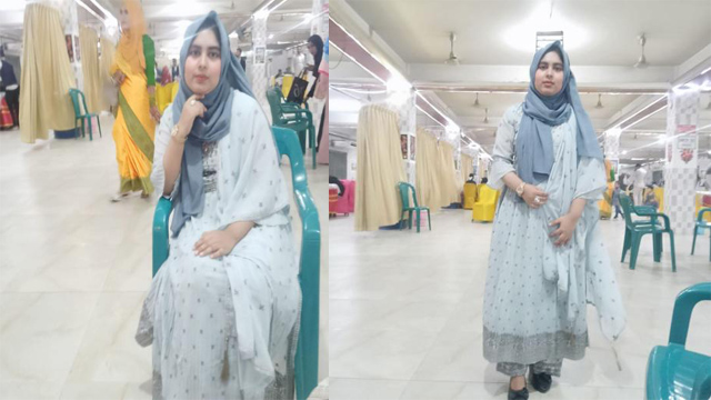 Innocent Looking Hijabi Babe – Asshole Showing