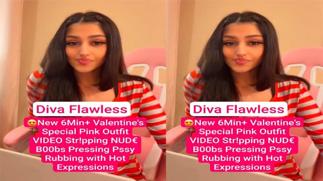 Diva Flawless Valentine’s Special New 6Min+ 0nlyFans Teasing Video 2026